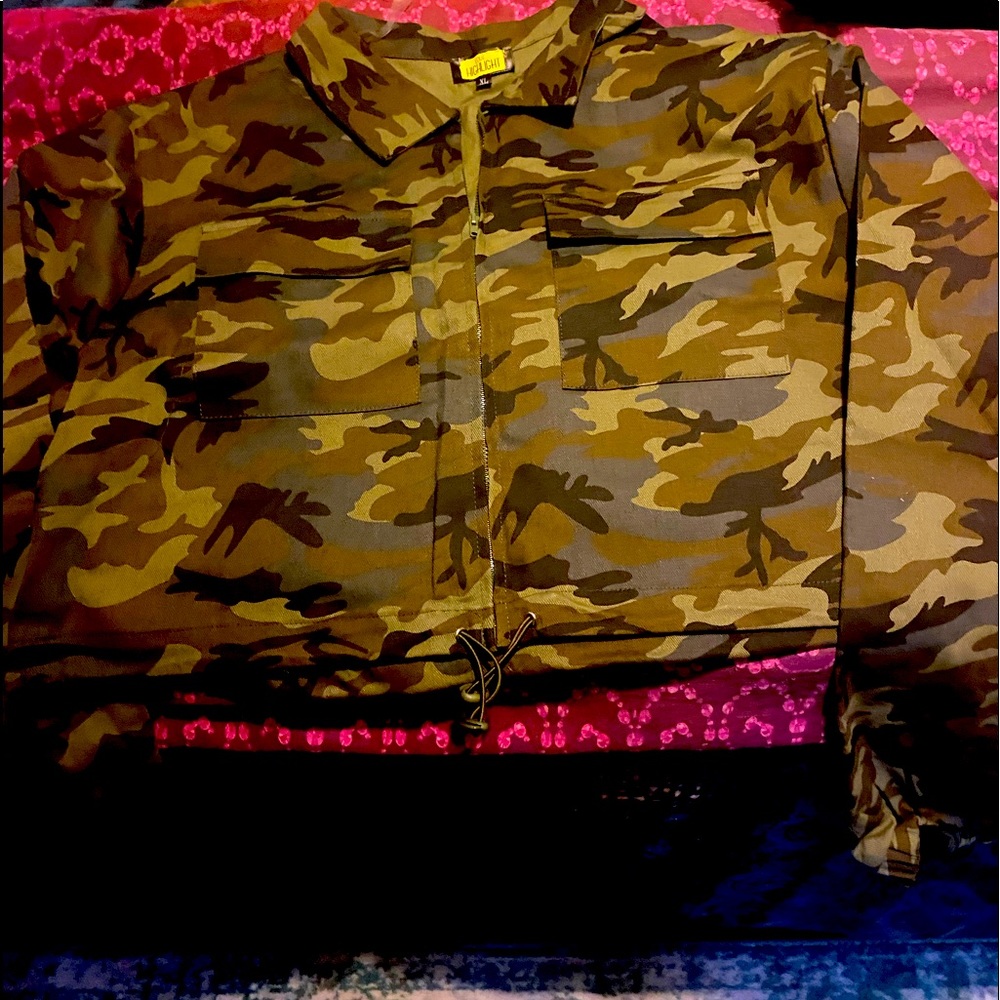 Stylish Camo Jacket. Brand New
